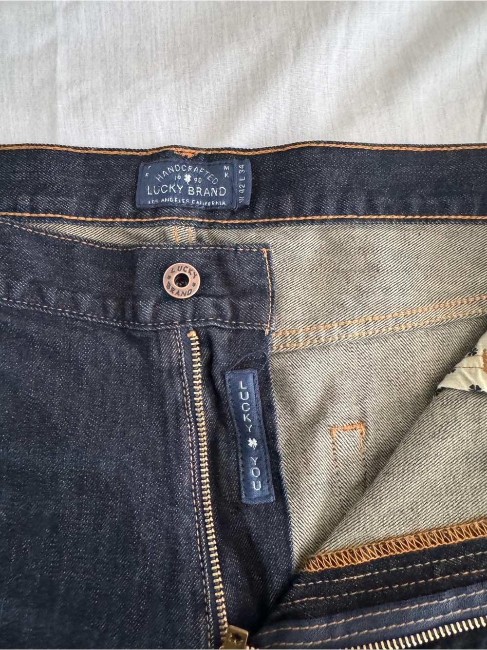 Lucky Brand Men's Dark Indigo Slim Jeans